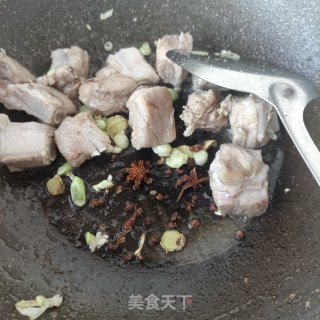 豆角炖排骨步骤6