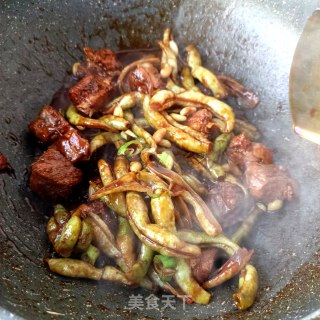 豆角炖排骨步骤16