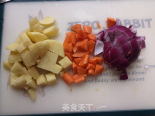 咖喱鸡肉饼步骤7