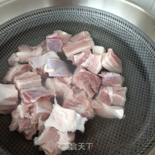 排骨花肉烧笋干步骤4