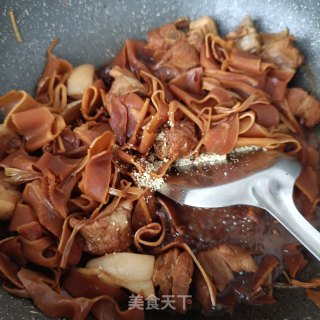 排骨花肉烧笋干步骤24
