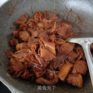 排骨花肉烧笋干步骤25