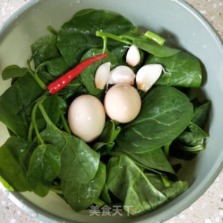 木耳菜炒鸡蛋 步骤1