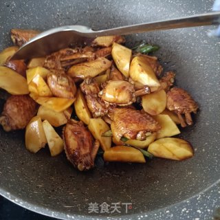 土豆烧翅中步骤14