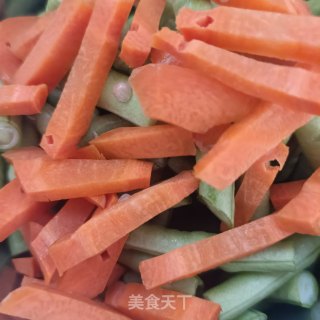 肉末焖豇豆角步骤2