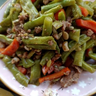 肉末焖豇豆角步骤14