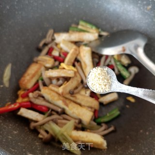 蟹味菇炒豆腐步骤20