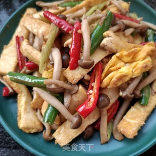 蟹味菇炒豆腐步骤19