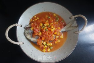 茄汁鲳鱼步骤14