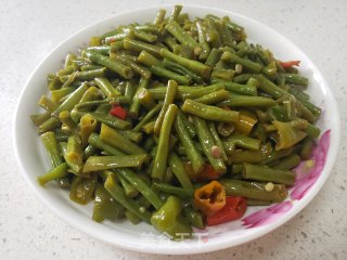 青椒炒豇豆步骤4