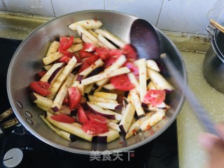 剁辣椒炒茄子步骤6