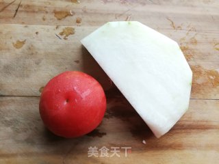 番茄鳞虾烧冬瓜步骤1