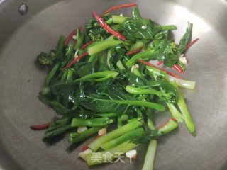 清炒芥兰步骤6
