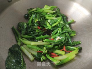 清炒芥兰步骤7