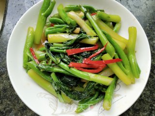 清炒芥兰步骤9