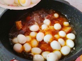 红烧肉炖干豆角步骤6