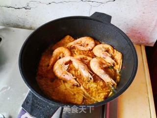 麻辣豆腐虾步骤9