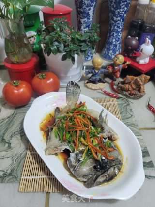 清蒸珍珠斑步骤8