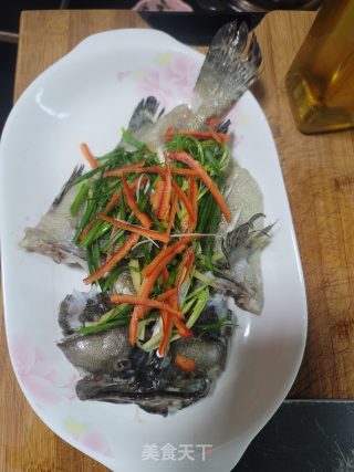 清蒸珍珠斑步骤5