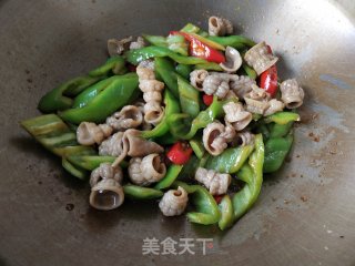 尖椒炒鱼肚步骤14