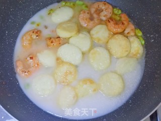 虾仁玉子豆腐步骤9