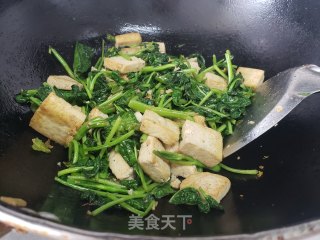 空心菜炒豆腐步骤5