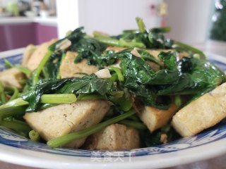 空心菜炒豆腐步骤7