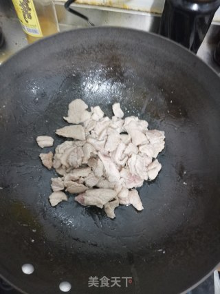 滑炒肉片步骤3