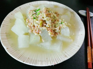 清热解暑减脂美食～火腿扁尖笋煮冬瓜步骤9