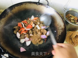 家常炒猪肺步骤6