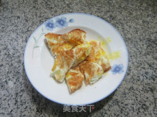 煎鸡蛋炒莲藕步骤3