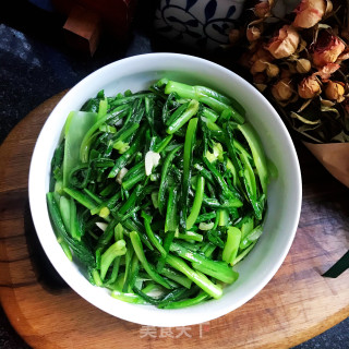 椒香油麦菜步骤9