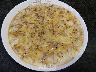 干贝虾米蒸蛋步骤12