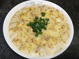 干贝虾米蒸蛋步骤13