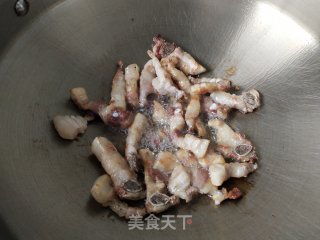 五花肉烧茄子干步骤9