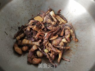 五花肉烧茄子干步骤13