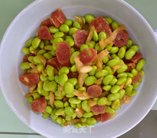 榨菜毛豆步骤5