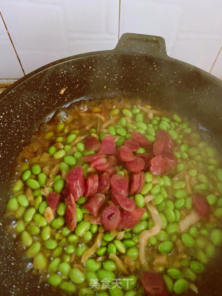 榨菜毛豆步骤4