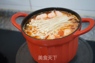 番茄酸汤虾滑步骤10