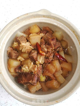 白萝卜牛肉煲步骤11