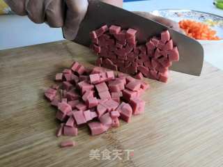  海参玉米粒步骤3