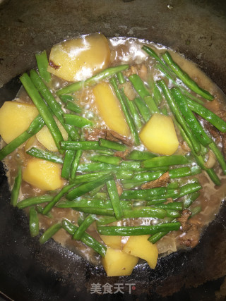 豆角炖土豆步骤4