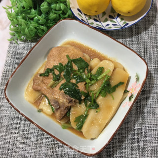 大排烧年糕步骤9