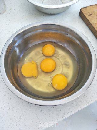 鸡蛋焖子步骤1