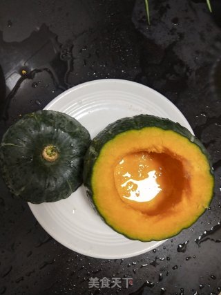 小南瓜蒸牛奶鸡蛋步骤2