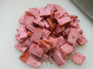 烤火腿炒包心菜步骤2