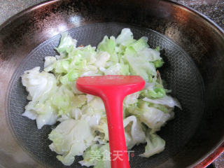 烤火腿炒包心菜步骤5