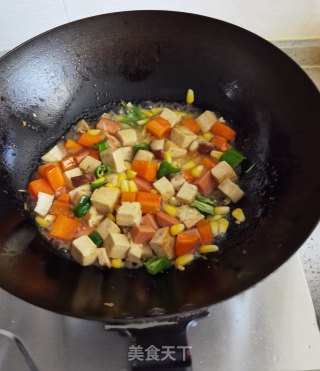 低脂五彩豆腐粒步骤11