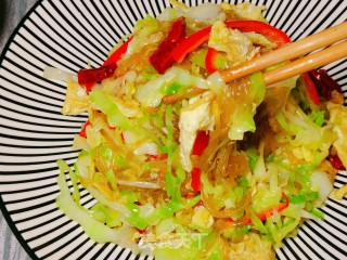 莲白粉丝步骤12