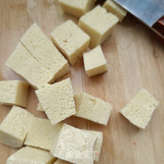 茭白冻豆腐烧排骨步骤6